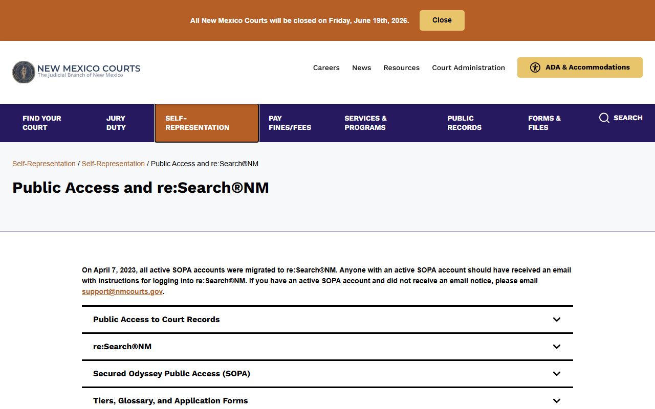 Mora County court records reSearchNM public access information