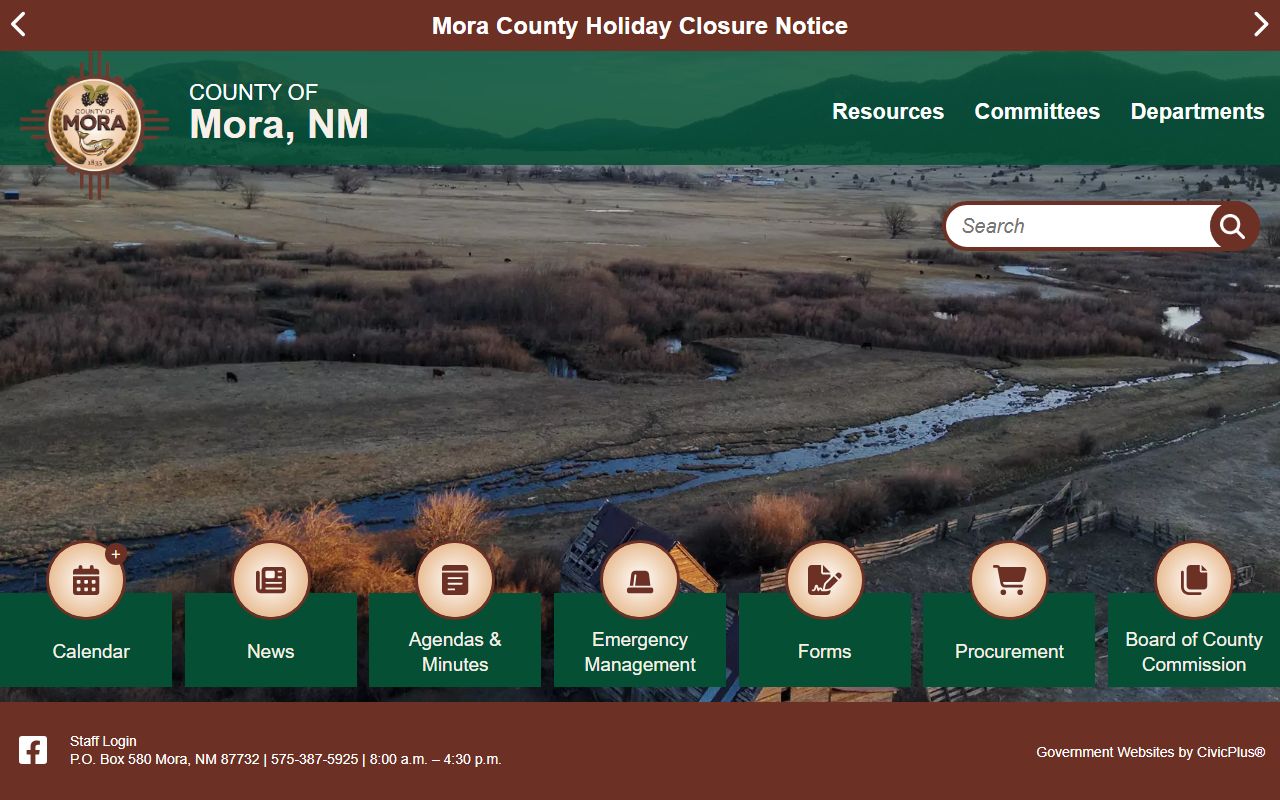 Mora County court records county homepage